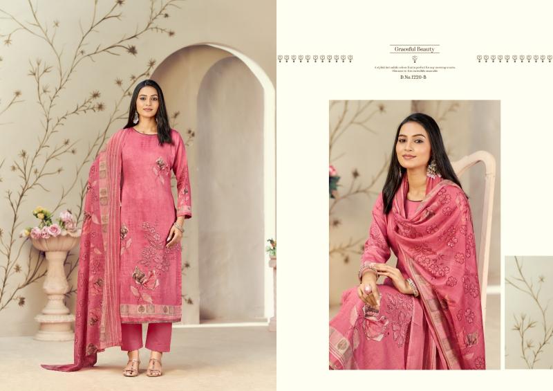 Azara kayka pure cotton dress material wholesale